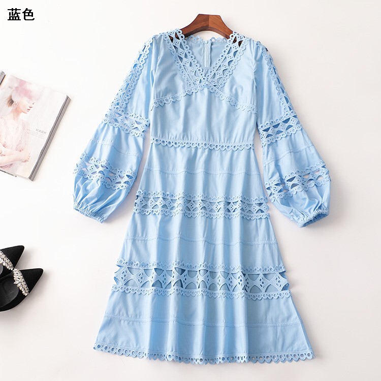 243869 Autumn Dress Shenzhen Women's Extra Long Long Sleeve V-Neck Shenzhen Mingwei Wholesale Products 243869 Autumn Dress Shenzhen Women's Extra Long Long Sleeve V-Neck Shenzhen Mingwei Wholesale Products
