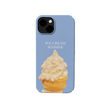 夏日冰淇淋菲林壳二合一适用苹果15pro手机壳14pro/13/12软壳硬壳