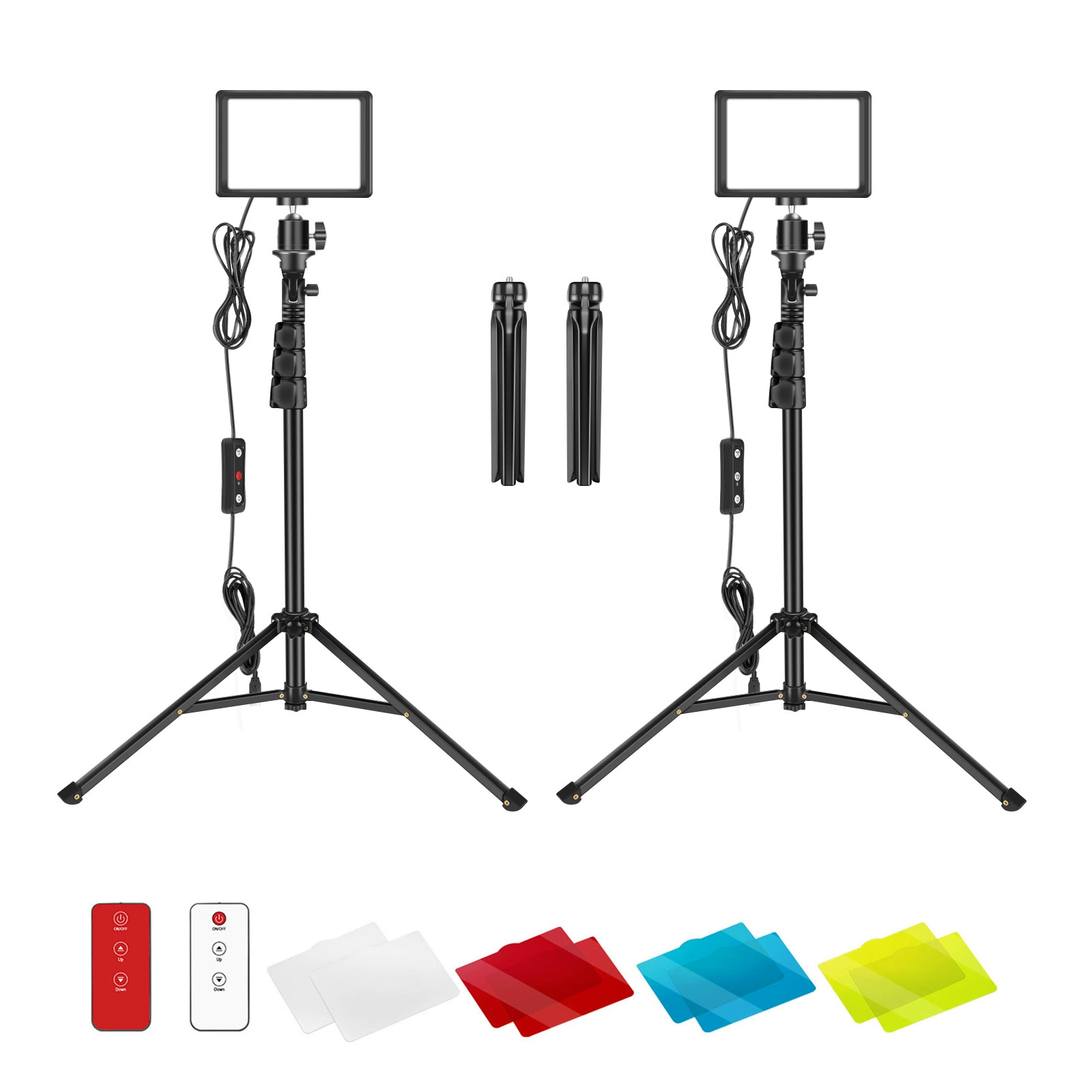 Square fill light, lamp, hair locks