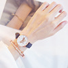 Fashionable trend universal dial, belt, quartz watches, women's watch, bracelet, Korean style