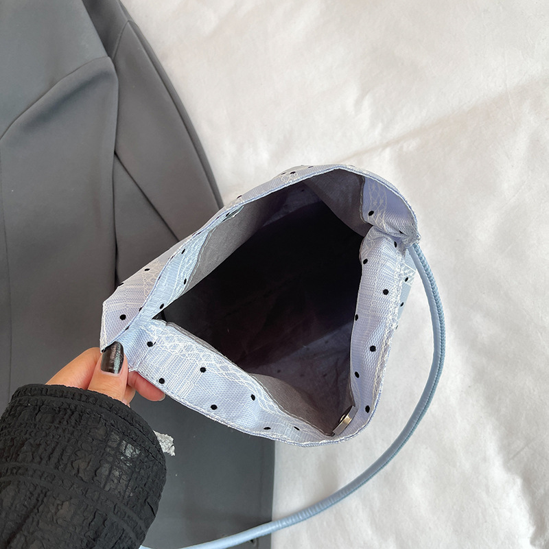 Bolsas de brazo de nicho coreano para mujeres 2024 nueva moda bolsas de mano de granja de hombro exquisitas bolsas pequeñas