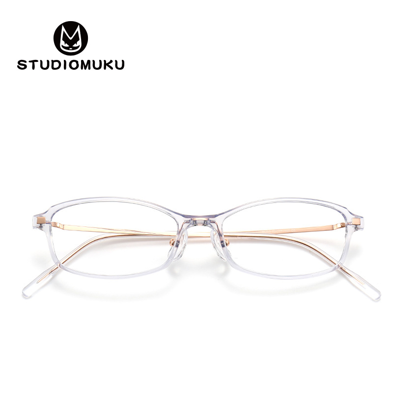 STUDIOMUKU fresco de madera gafas de marco a la pierna todos revelan la belleza del detalle marco gafas image 4