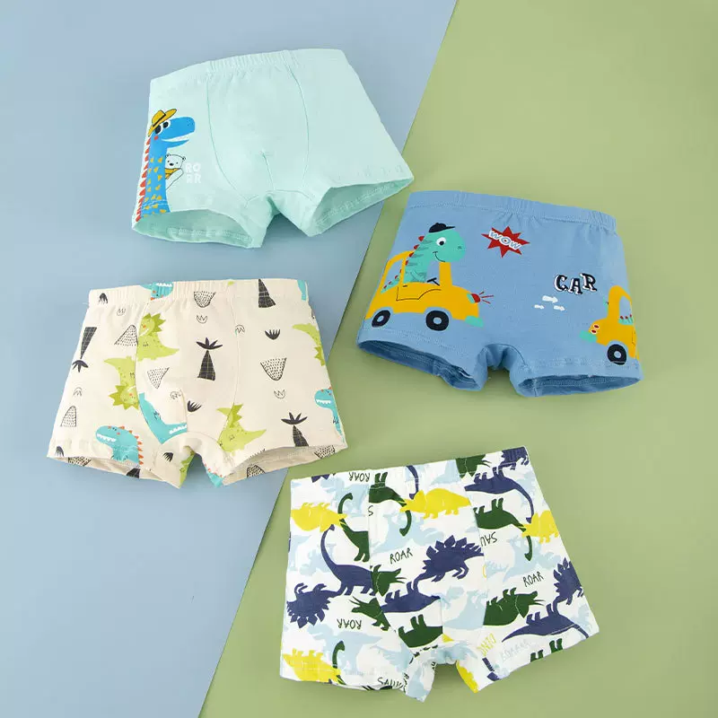 男童内裤平角a类纯棉小中大童男孩四角裤短裤厂家直销批发夏季薄