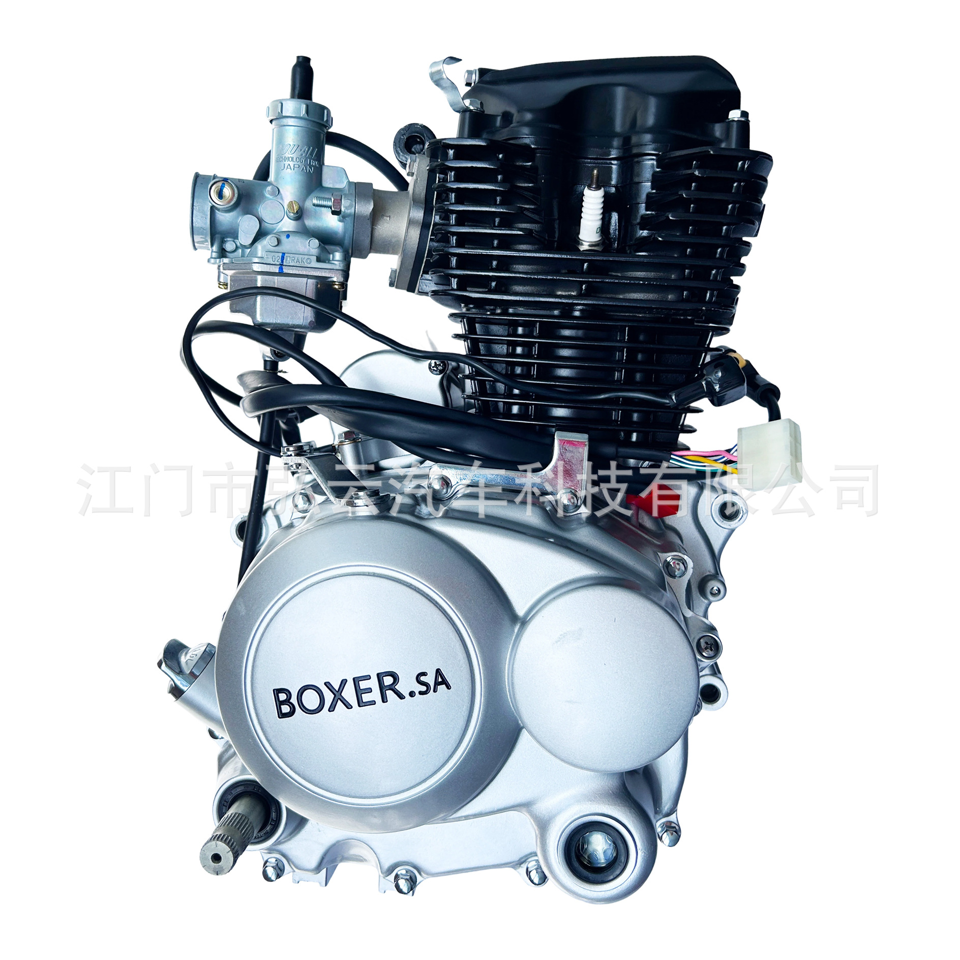 De alta calidad monocilíndrico refrigerado por aire de cuatro tiempos de exportación CG200 motor de motocicleta para ITALIKA y otras motocicletas