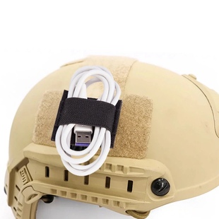 Outdoor Tactical Earphone Equipment Cable Bundling Tape Intercom Bundling Tape Tactical Helmet Cable Bundling Velcro