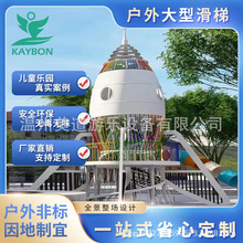 户外不锈钢滑梯幼儿园儿童大型游乐场设备景区小区无动力组合定制