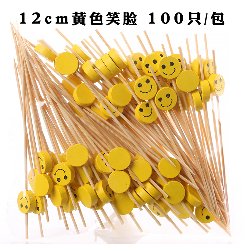 Fruit stick desechable flor stick