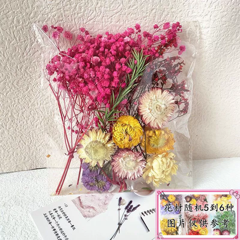 Materials set, postcard flower-shaped, handmade, bouquet, wholesale