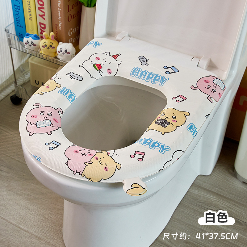 Nuevo eva cojín de inodoro impermeable suave anillo de inodoro doméstico cuatro estaciones cojín de inodoro universal cubierta cojín de inodoro red