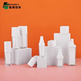厂家现货30ml50ml100ml四方瓶/圆形亚克力乳液瓶
