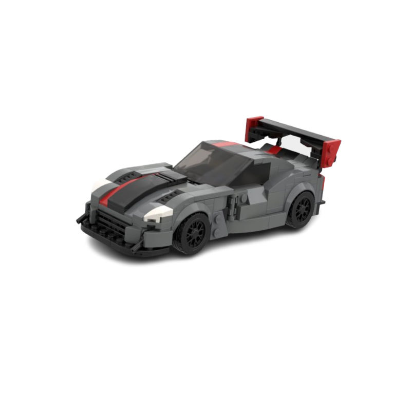 Racing Car Building Block Toy Small Particle Assembly Gift_voghion.com