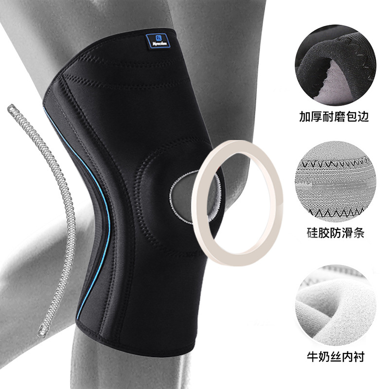Kyncilor deportes anti-colisión rodillera silicona antideslizante Fitness Ciclismo primavera soporte rodillera fábrica al por mayor