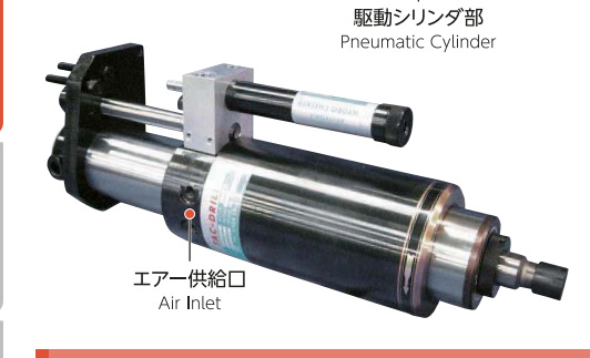 日本tacgiken旋转钻头 电机轴TSD-3007PCC-ER16M