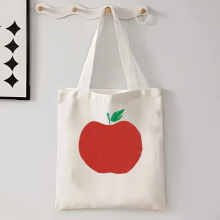 外贸跨境男女节日新年帆布包学生便携收纳手提包购物旅行单肩包