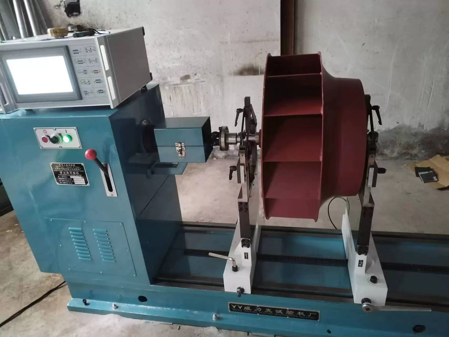 Машина для балансировки рабочего колеса, машина для балансировки вентилятора, машина для балансировки рабочего колеса насоса, схема динамической балансировки