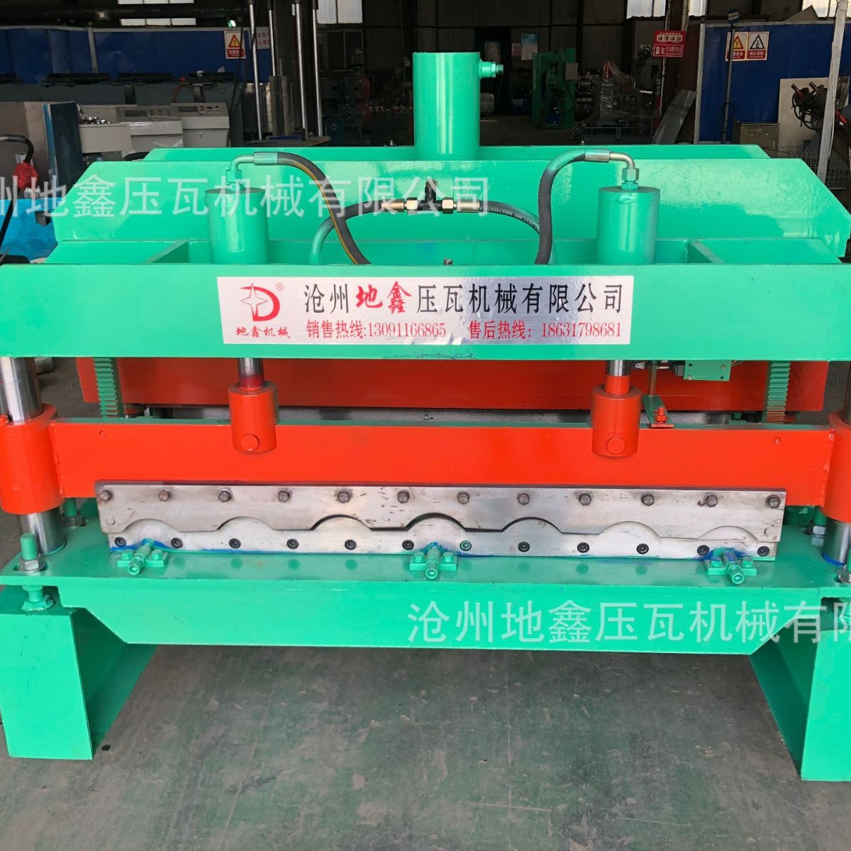 地鑫压瓦机供应竹节仿树脂琉璃瓦压瓦机  墙板顶板装饰 彩钢建筑