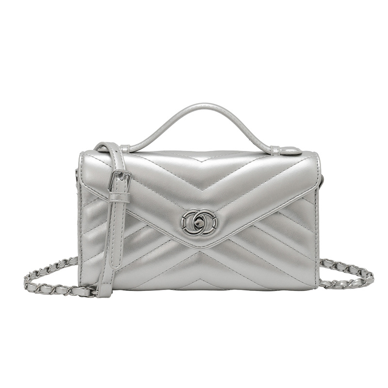 Bolso de mujer moda de verano bolso de mano nuevo bolso de cadena de diamante de alta calidad bolso de tela