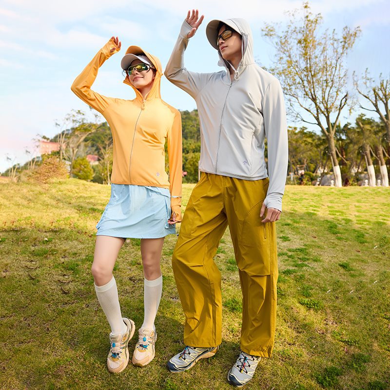 防晒衣情侣2026夏季连帽休闲外套防嗮衣男皮肤衣女