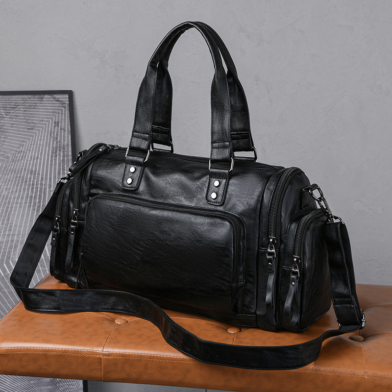 Bolsas de viaje transfronterizas de gran capacidad nuevas bolsas de viaje de moda PU bolsas deportivas a prueba de agua bolsas de ocio de tendencia de fitness