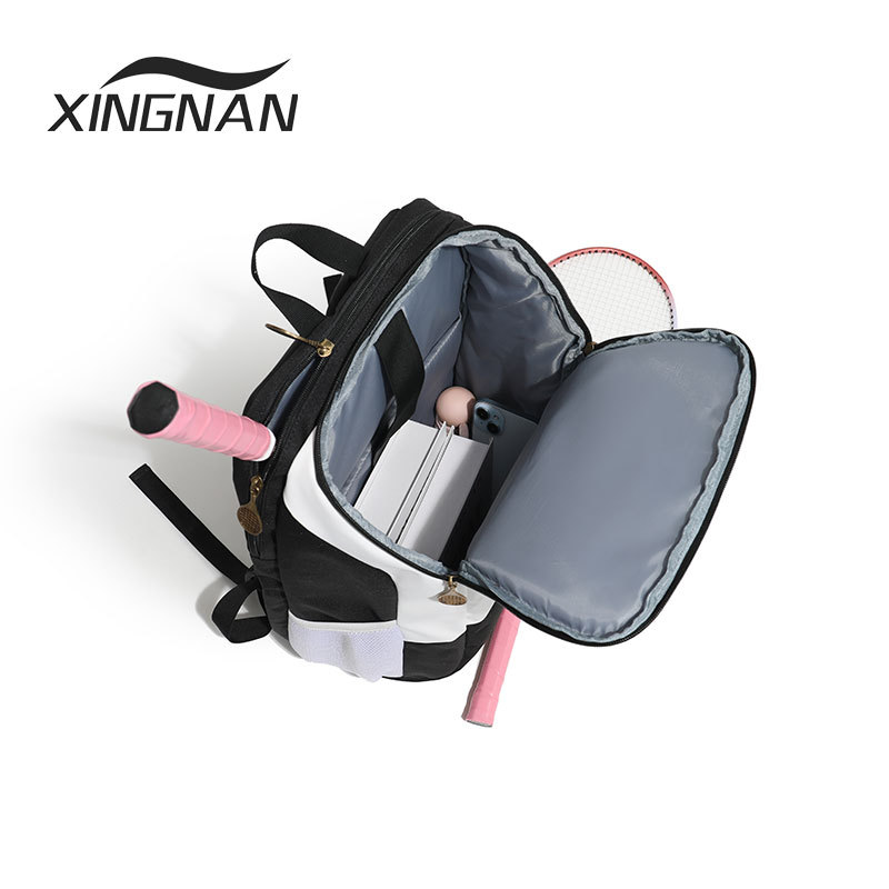 Bolsa de bádminton para mujeres 2024 nuevo estilo de alto valor exterior bolso de tenis profesional de hombro para niños de gran capacidad image 4
