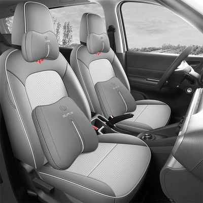 7 Seven 6 Six New Energy — Modelə uyğun (Original) oturacaq örtükləri - two-seater-all-inclusive-luxury-version-time-gray-hongguang