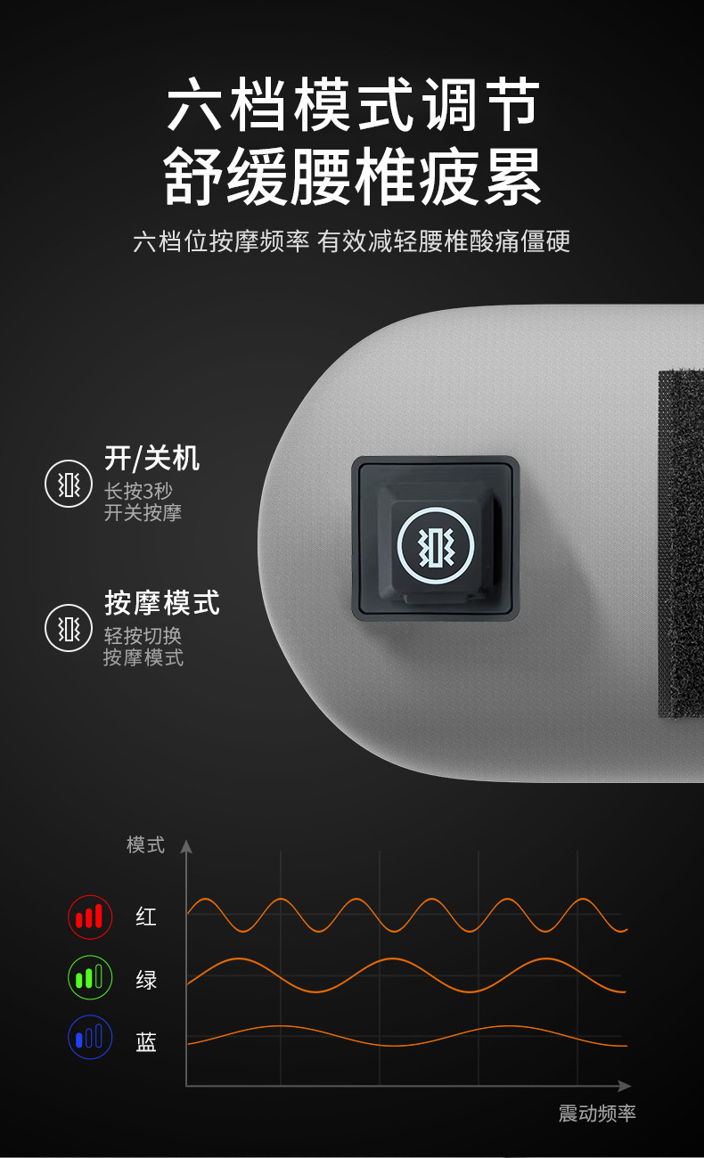 Car Electric Massage Lumbar Adjusting Back Pad Driver Waist Protection Artifact Truck Seat Lumbar Pillow Car Lumbar Pad