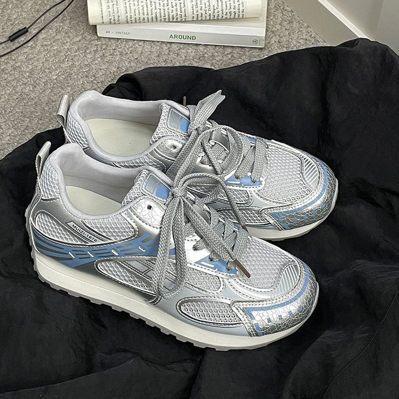 Pise en la malla de mierda, zapatos de entrenamiento alemanes transpirables, verano para mujer, nuevos zapatos Forrest de suela gruesa, zapatos deportivos casuales, pies no cansados