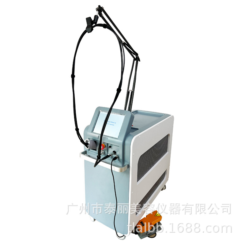 外贸755光纤除毛仪美容仪器4000瓦功率水博士光纤脱毛755nm Laser