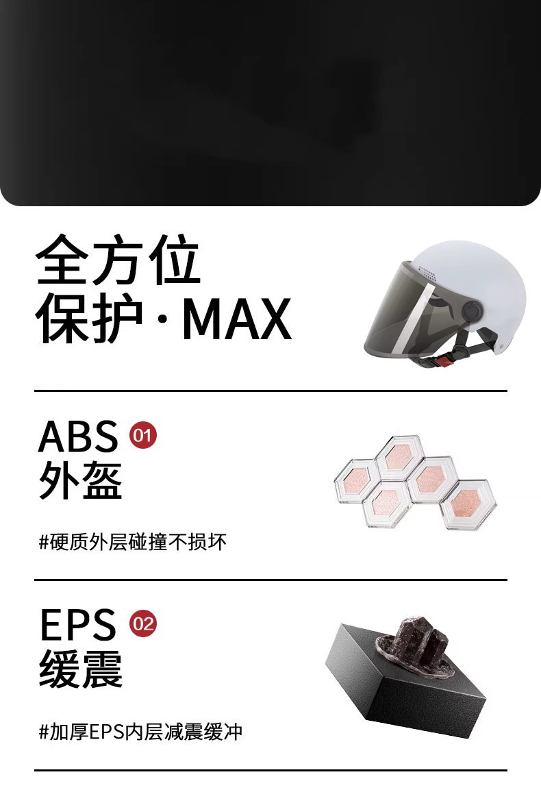 New National Standard 3C Electric Motorcycle Safety Helmet Men's Summer Sun Protection Half Helmet Breathable Safety Helmet Women's 2026 Sunshade