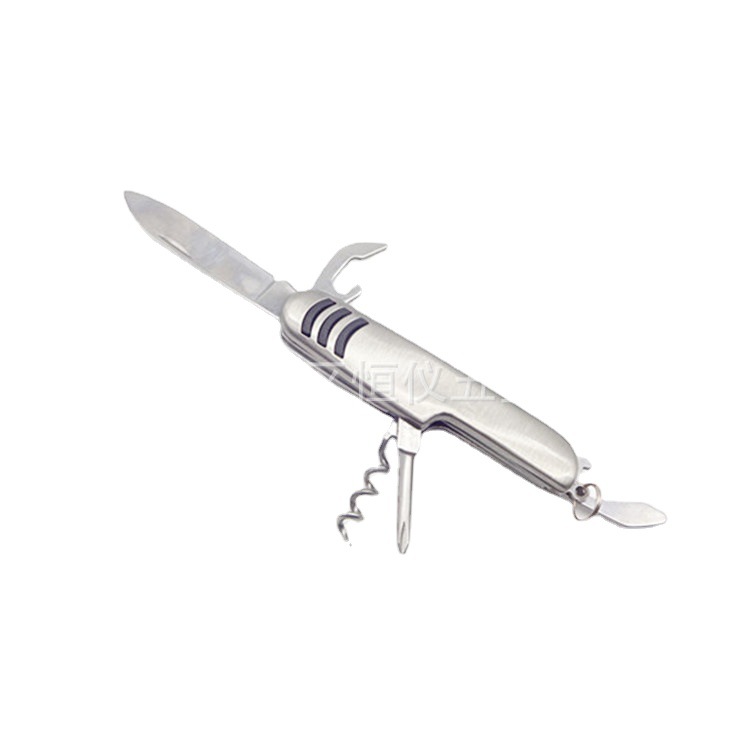 供应5开多功能小刀 瑞士军刀礼品小刀多功能小刀5开户外小刀赠品