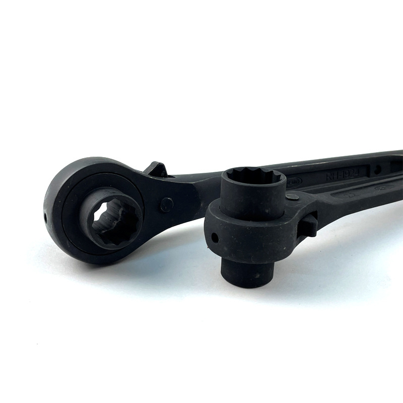 CLIP-ON尖尾棘轮扳手双面尖尾棘轮脚手架棘轮扳手撬棒棘轮扳手