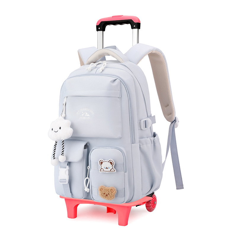 Nuevas mochilas escolares transfronterizas para estudiantes de secundaria y preparatoria, mochilas escolares de gran capacidad, estilo coreano, viento, anti-salpicaduras