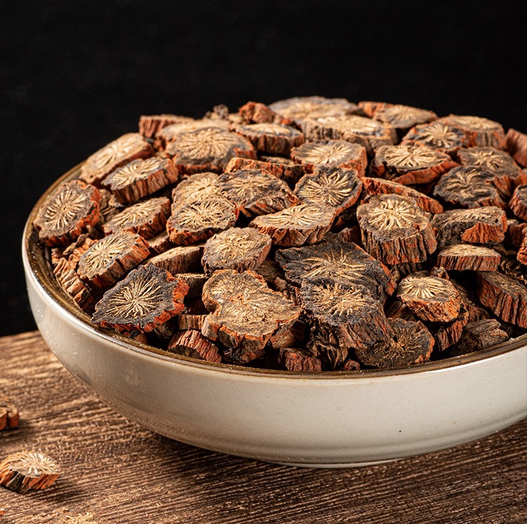 Dried Dan Shen Red Sage Root Slices 500g Chinese Salvia Miltiorrhiza Herbal Tea Decoction specifications