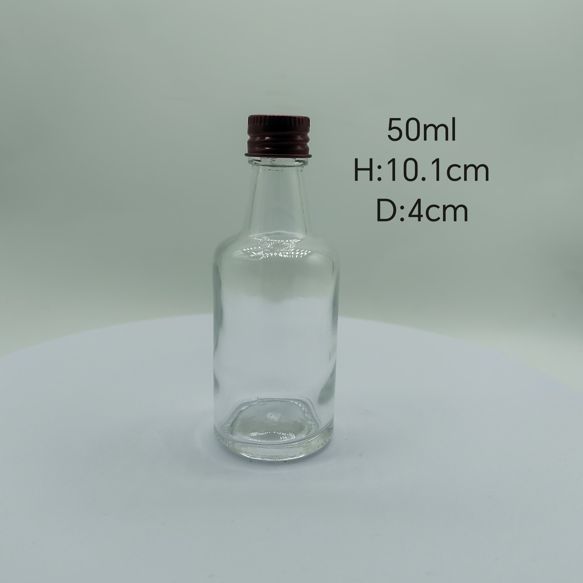 Botella de vino pequeña al por mayor, botella vacía, vidrio transparente grueso 50ml, vino de elaboración propia, vino, vino blanco, botella de vino subenvasada