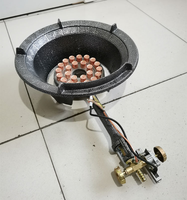 Estufa de fuego feroz Estufa de rejilla de gas natural de gas licuado comercial Estufa individual de gas Estufa de ahorro de energía doméstica de alta presión para restaurantes