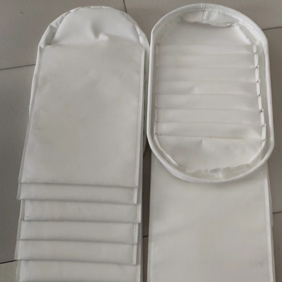 工业除尘连体滤袋 椭圆形信封式除尘布袋 异型布袋多兜连体除尘器