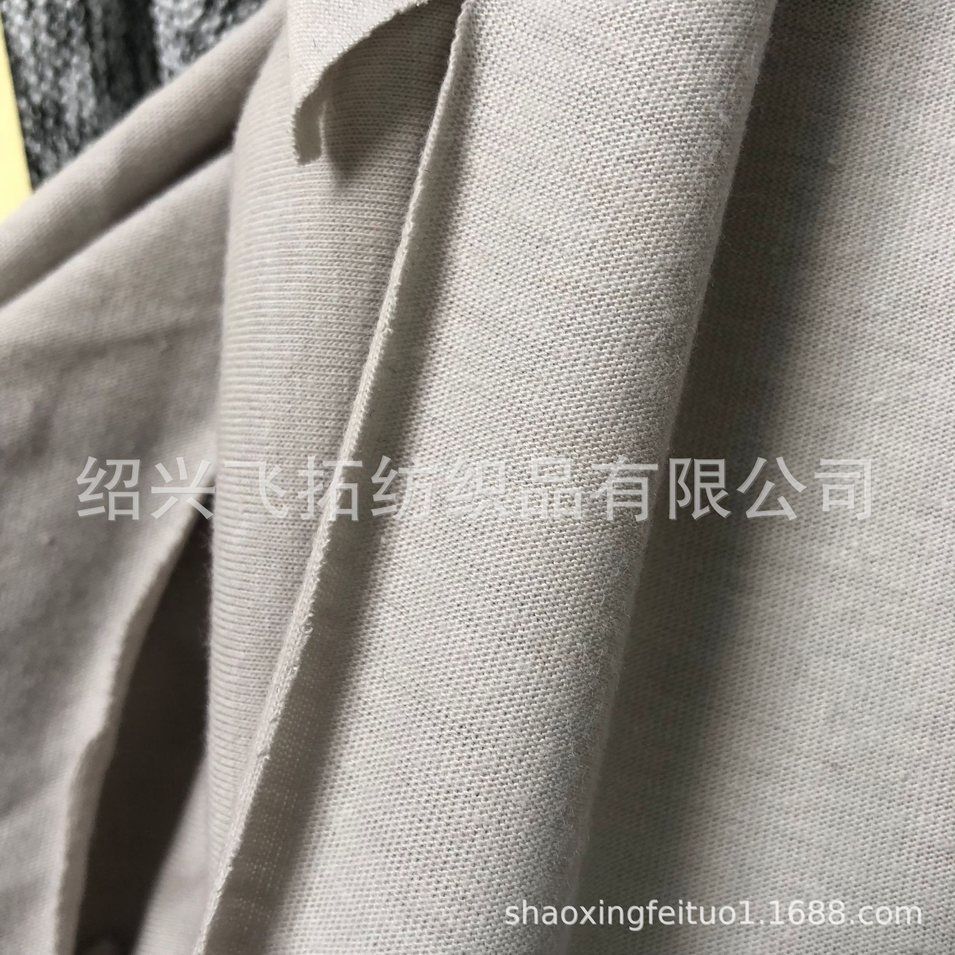 销售针织65%再生涤纶35%棉无弹再生汗布 GRS认证 TC交易证书