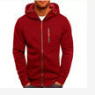 Men's Clothing Autumn and Winter Sweatshirt Sports Fitness Casual Jacquard Sweatshirt Cardigan Hooded Outwear Hooded Sweatshirt