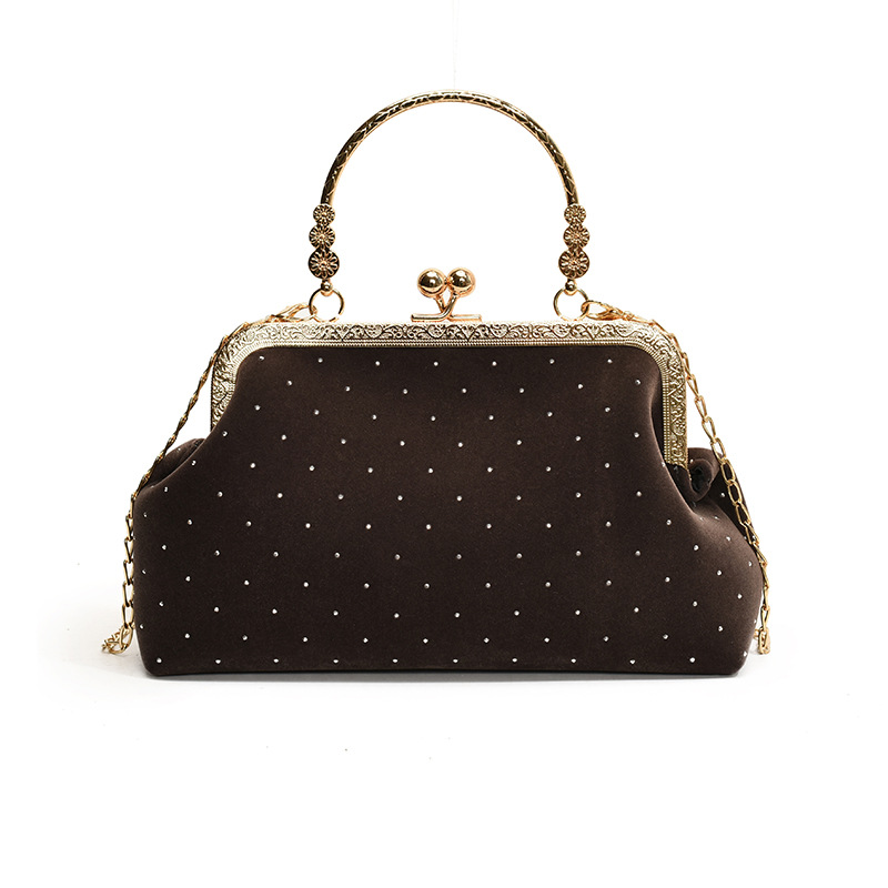 Bolsa de cheongsam nuevo estilo chino bolso retro bolso de mujer bolso antiguo bolso de mano bolso de cena bolso de novia bolso de oro chino