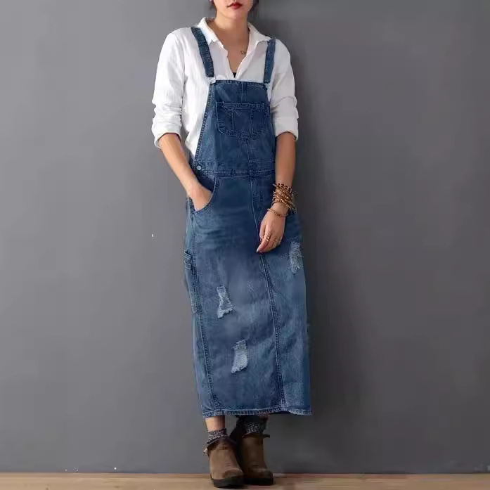 fashionable denim skirt