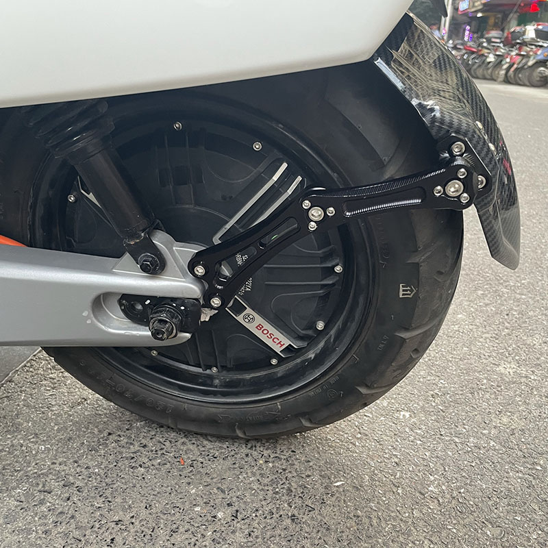 Suitable for calf n1s fender electric car modification accessories nqi/ngt carbon fiber pattern rear fender backing straight up