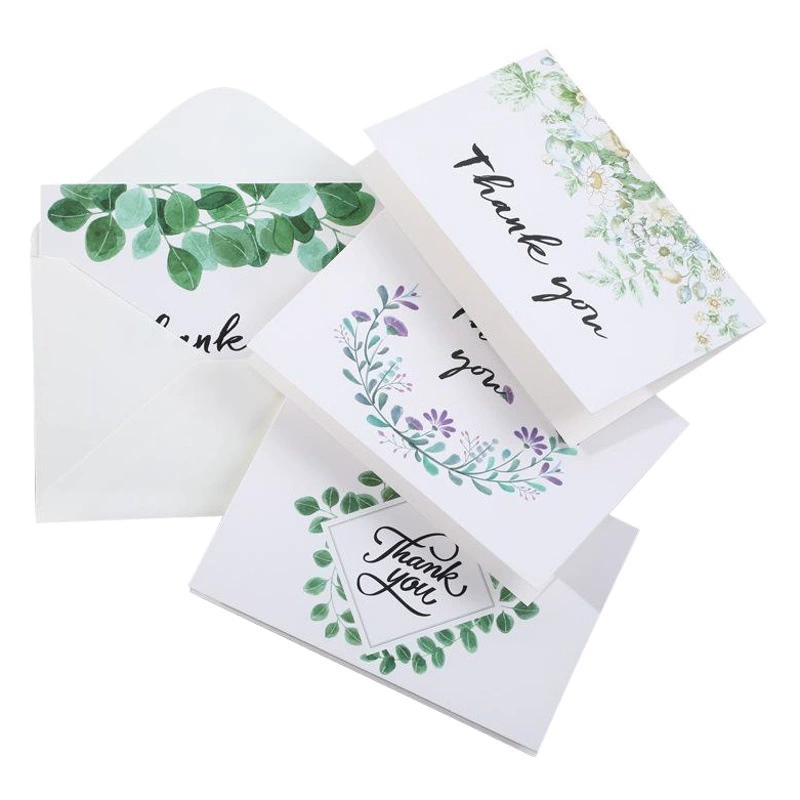 Amazon Creative Благодарственная открытка День благодарения тиснение Рождество Простая благодарственная открытка 6 комплектов с конвертами