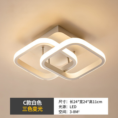 Luces de pasillo, luces del vestíbulo de entrada, luces de hierro forjado para escaleras, luces LED de techo para el guardarropa, luces de balcón, lámparas Zhongshan image 11