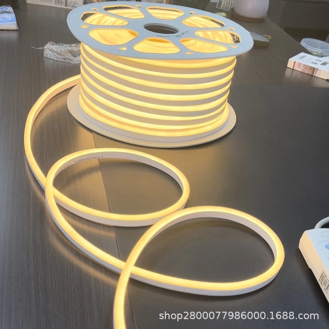 Transfronterizos led lightband 816 unilateral iluminación 220v al aire libre impermeable iluminación de atmósfera flexible barra de neón 110v