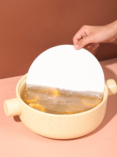 Kitchen soup, oil-absorbing paper, edible soup, stew, frying, special soup, oil filter paper film, baking food to remove oil