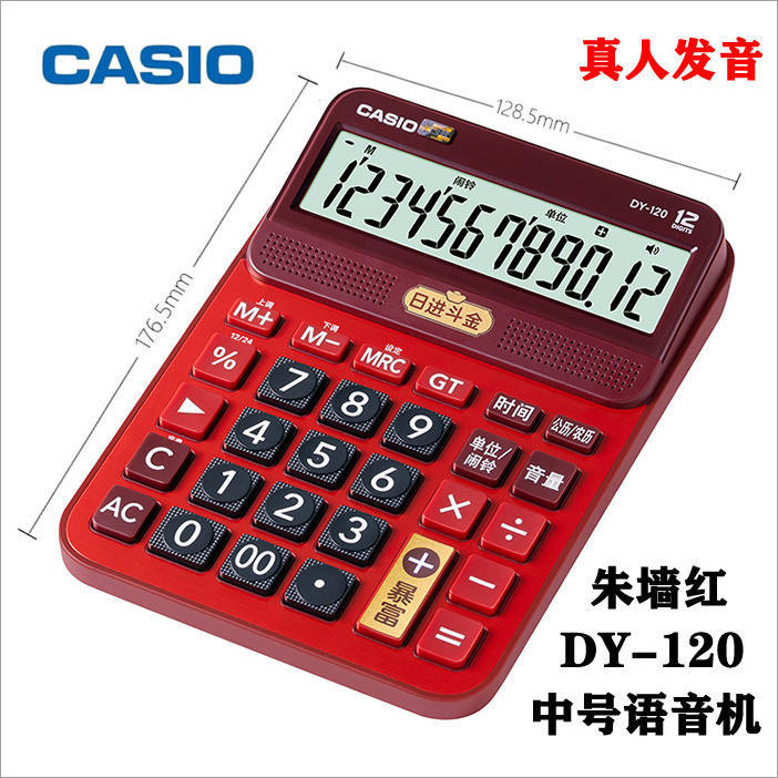 Calculadora Electrónica de Voz DY-120 de Plástico con Pantalla de 12 Dígitos image 9