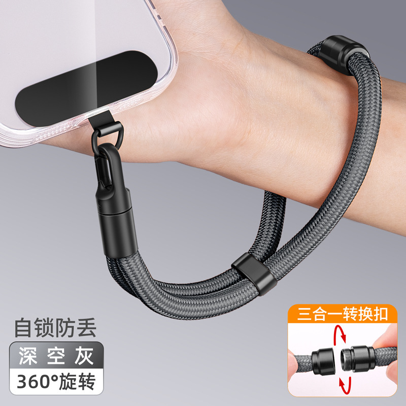スマホストラップ 3in1 調節可能 リストストラップ ショルダーストラップ 首掛け 取り外し可能 欧風 盗難防止 高級感 ストラップ|undefined