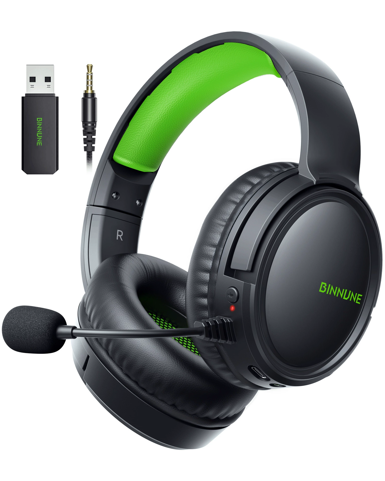 Беспроводные игровые наушники BINNUNE BW02 — стереозвуковая коллекционная подача 2.4G Bluetooth двойной режим PS4 Xbox
