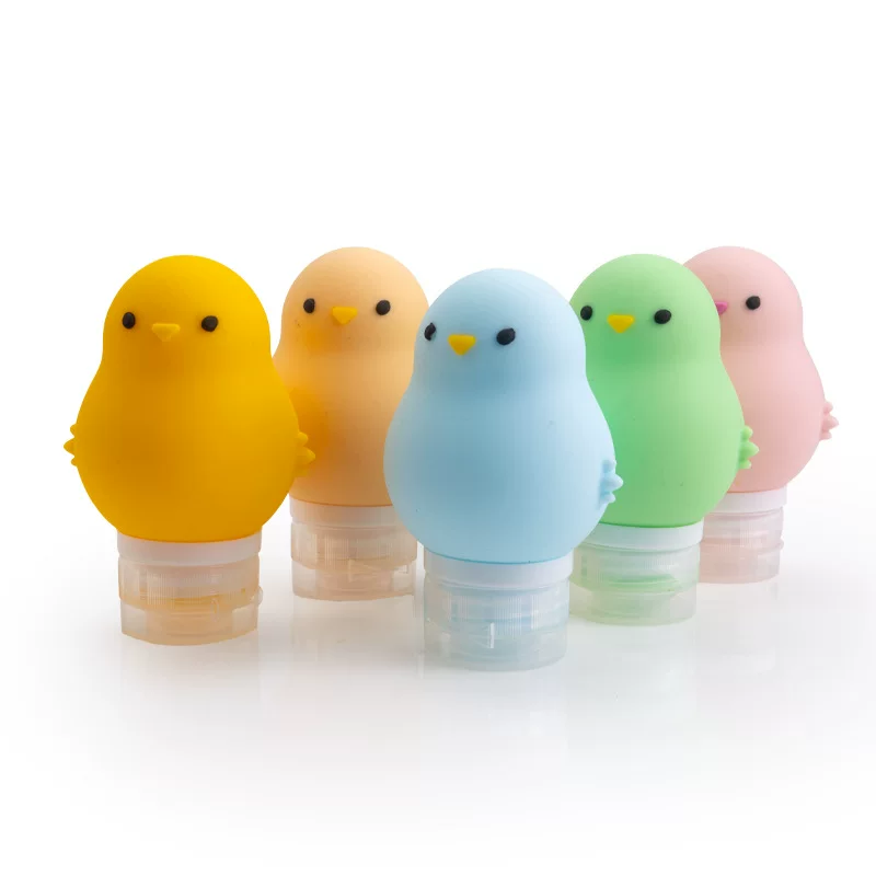 B.Duck, силиконовый ручной флакон для путешествий для ухода за кожей, косметическая система хранения