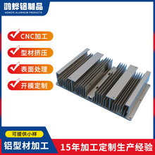 厂家供应工业铝型材散热器高功率电子LED灯具模组散热片阳极氧化